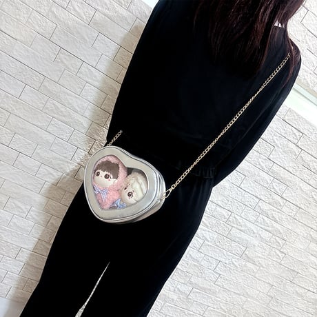 ハート型ぬいぐるみ痛バッグ【推し活グッズ】