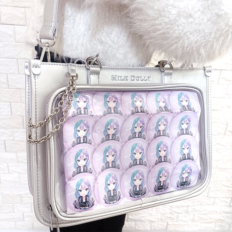 【FUYUUNEKO】アーガイル痛バッグ milk dolly【推し活グッズ】