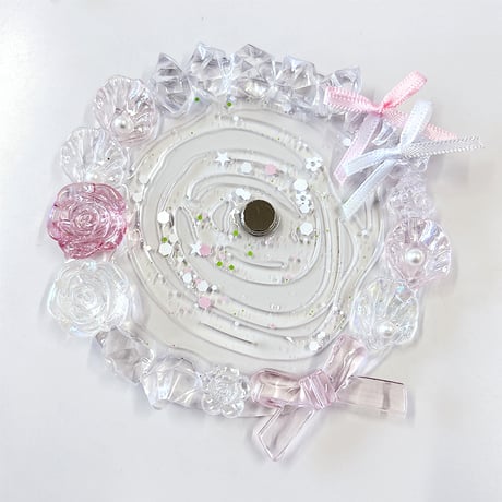 【推し活グッズ】キラキラ硬質ロゼット【缶バッジ 痛ロゼット】