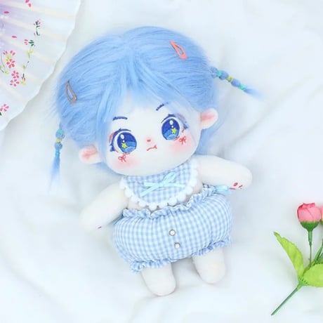 【ぬい服】ぬいぐるみ用かぼちゃ パンツ&よだれかけセット 【15〜20cm 用】【推し活グッズ】