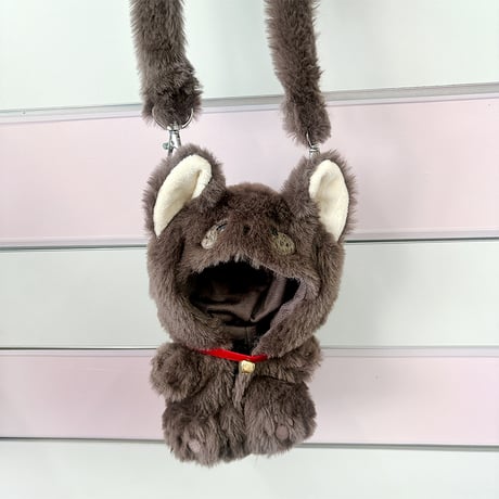 【ぬいバッグ】【ぬい服】ふわふわショルダーストラップ付き ぬいぐるみ用着ぐるみ【15cm 用】【推し活グッズ】