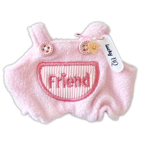 【ぬい服】カラフルサロペット　10cmぬいぐるみ用