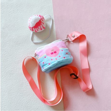 【ぬいバッグ】【ぬい服】ぬいぐるみ用ケーキ型バッグ【10~20cm用】【推し活グッズ】
