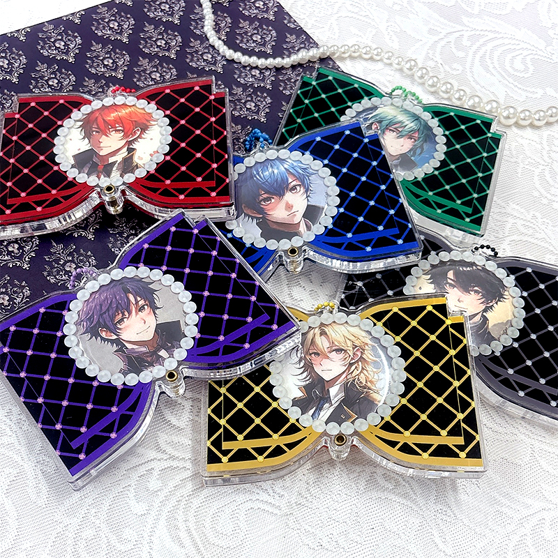 G.triGerオリジナル 推し活グッズ】アクリル缶バッジケース【リボン