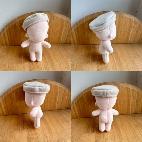 【ぬい帽子】 ぬいぐるみ用 ウール風 ベレー帽 全4色（10〜15cmぬい用）