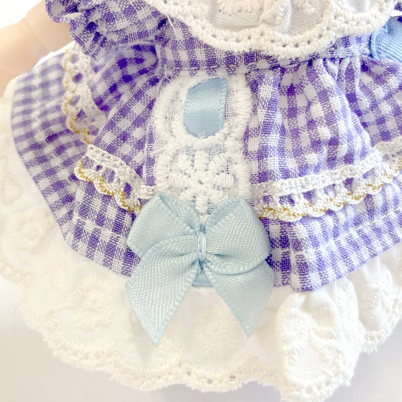 Leo ぬい服 ギンガムチェックフリルドレスセット 4点おまとめ m31207849377_1.jpg?1748086007