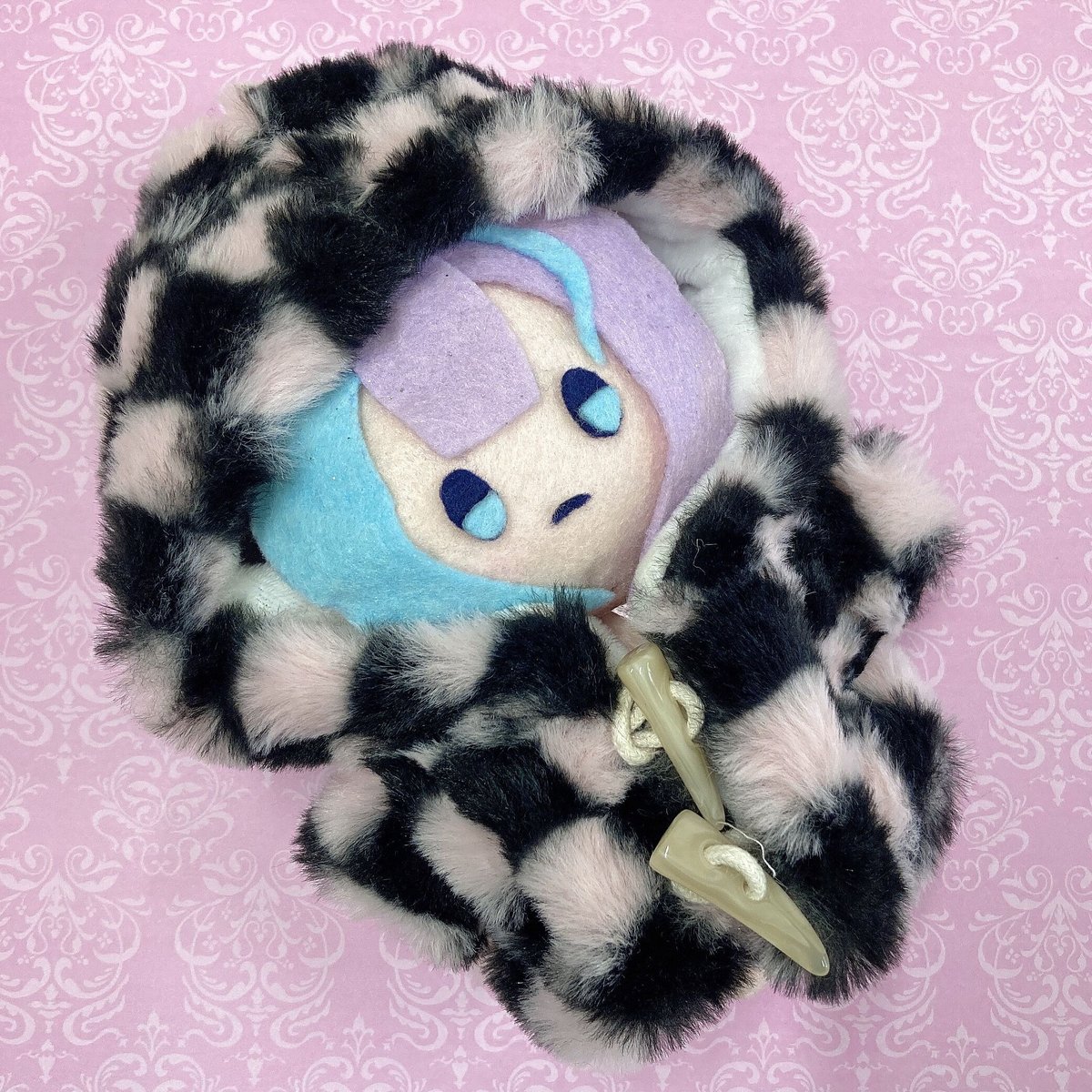 San　ぬい　衣装　チェック San ぬい 衣装 チェック 10cmぬい服】チェック柄メイド♡ | コココぬい服屋