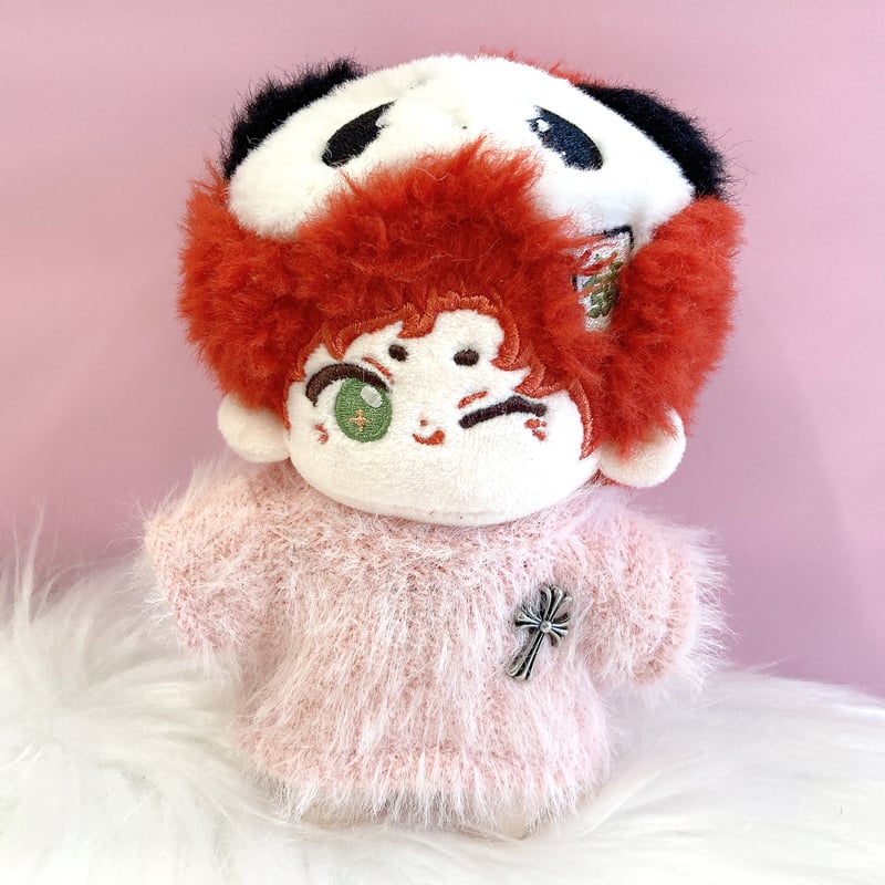 ぬい服】ぬいぐるみ用 十字架付きファーニット（10〜15cm用） | G.triGer