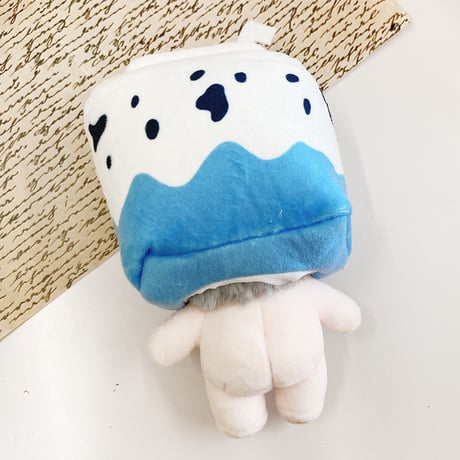 【ぬい服】牛乳パック型ぬいぐるみ用着ぐるみキャップ　10cm用【推し活グッズ】
