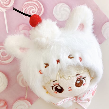 【ぬい服】ぬいぐるみ用着ぐるみキャップ 10cm用【推し活グッズ】