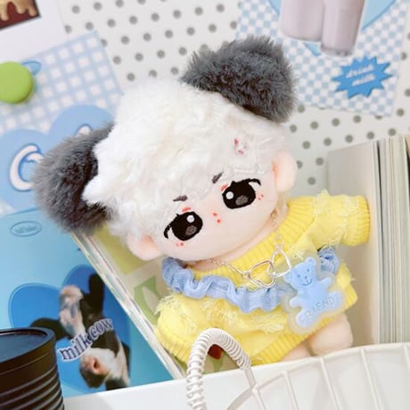 【ぬい服】ぬいぐるみ用スウェット & アクセサリーセット 【10~15cm用】