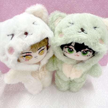 ぐみ　着ぐるみ　ぬい服 Amazon.co.jp: にじぬい 16cm ぬい服 着ぐるみ たれみみ 水色 黄色