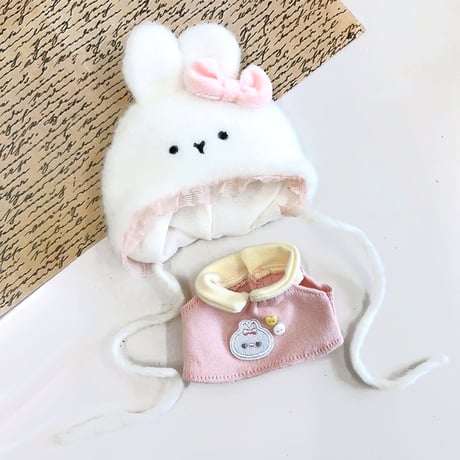 【ぬい服】アニマル帽子&ぬい服セット【10cm用】【推し活グッズ】