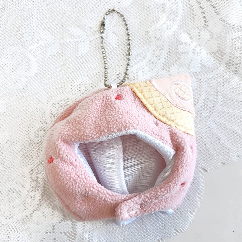 ぬい服】アイスクリーム型着ぐるみキャップ 10cm用 | G.triGer