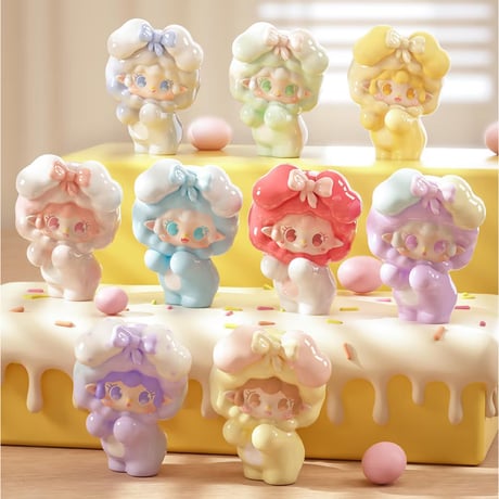 yooki Candy Boom ブラインドボックス 4個入り アートトイ ミニフィギュア シークレット