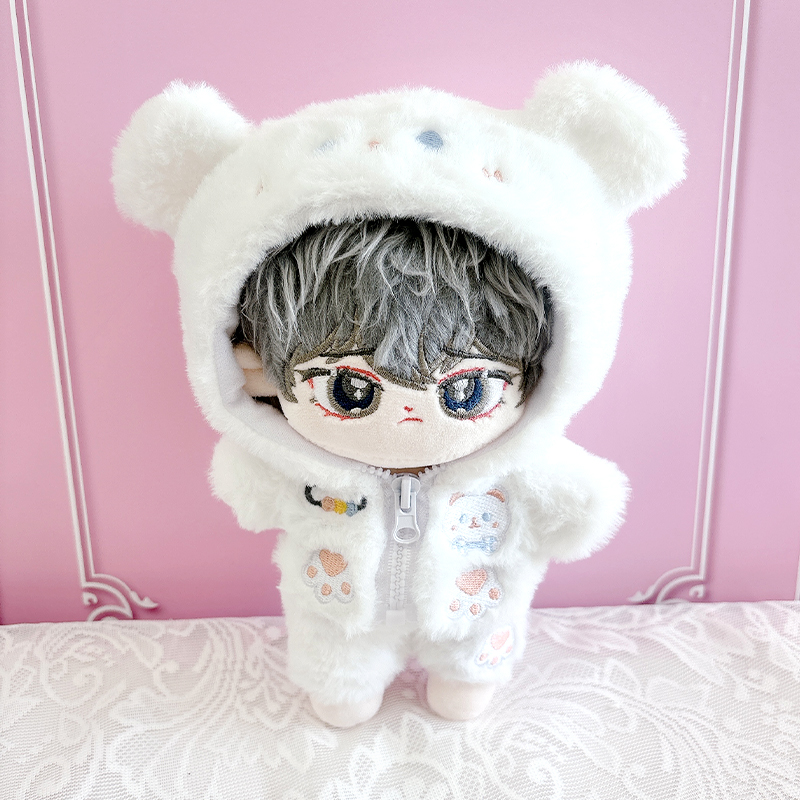 ぬい服】【20cm 用】ぬいぐるみ用ふわふわ着ぐるみ 【パーカー