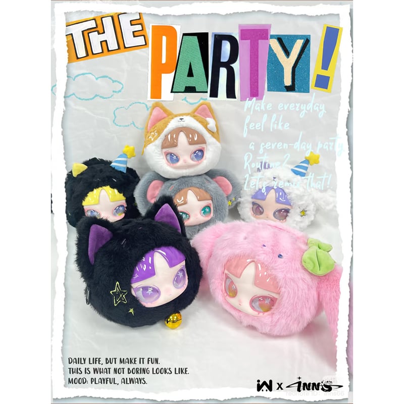 玩楽拾刻】 INNS ぬいぐるみポーチ ブラインドボックス