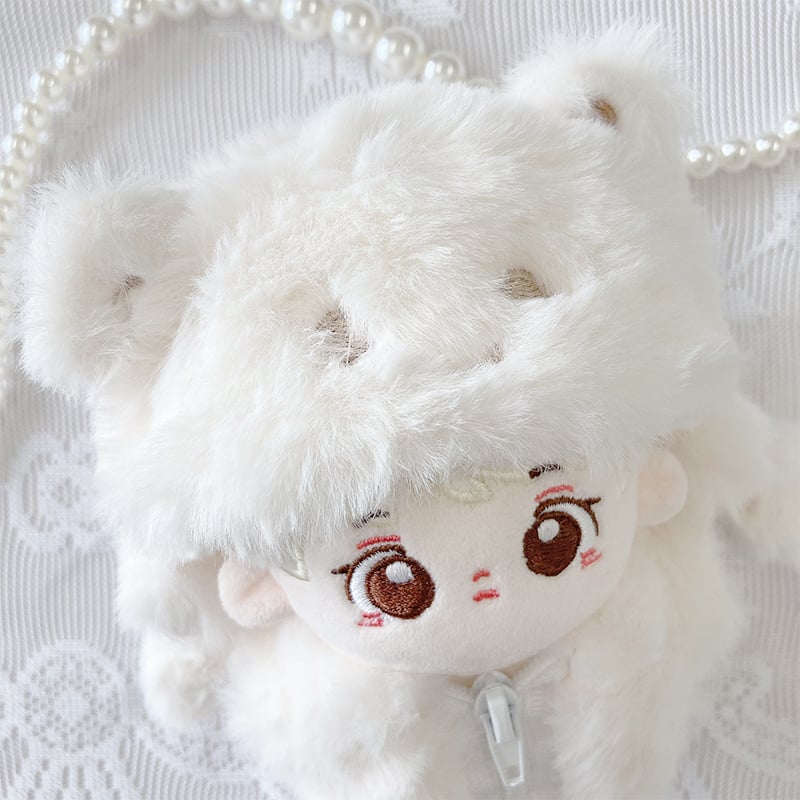 ぬい服】ぬいぐるみ用もこもこくま着ぐるみ 10cm用【推し活