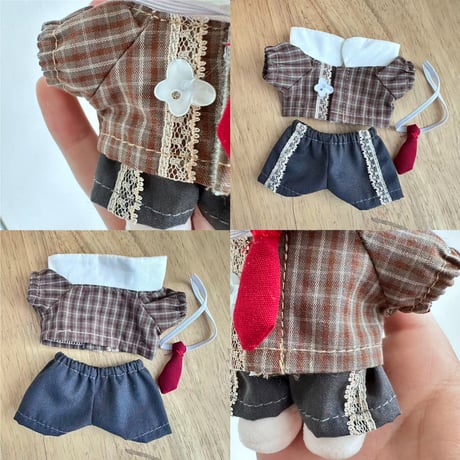 ぬい服 10cm 小さな放課後シリーズ 学園風