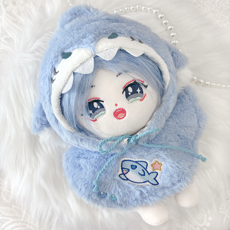 ぬい服】ぬいぐるみ用ポンチョ (20cm 用 )【サメ・アザラシ ぬい服】ぬいぐるみ用ポンチョ (20cm 用 )【サメ・アザラシ