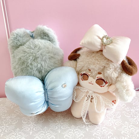 ぬい服　蝶の羽&リボンセット 10~20cm用 【推し活グッズ】