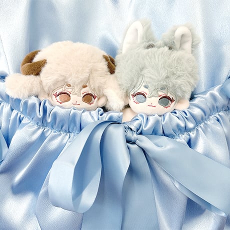 【忧郁心商店】ぬいぐるみポケット付きサテン痛バック