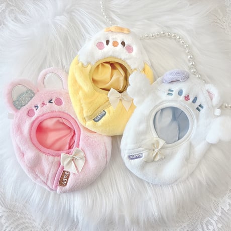 【ぬい服】 ぬいぐるみ用おくるみ【猫・ひよこ・うさぎ】10cm 用【推し活グッズ】