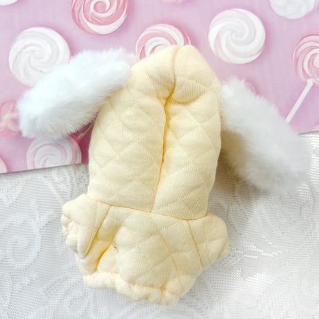 【ぬい服】ぬいぐるみ用うさ耳パーカー(10cm用)
