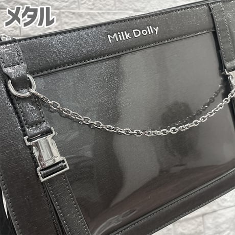 【FUYUUNEKO】キラキラフェイクレザー 痛バッグ Milk Dolly【推し活グッズ】