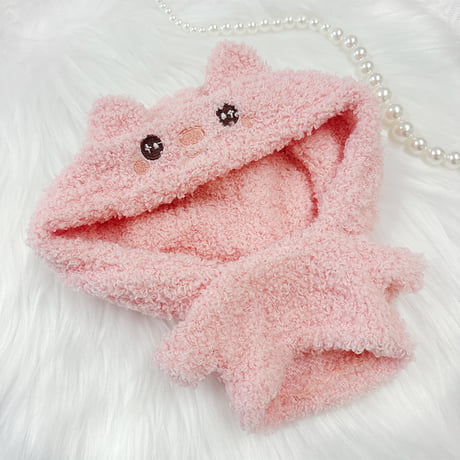 【ぬい服】ぬいぐるみ用ボア着ぐるみ 【15~20cm 用】【推し活グッズ】