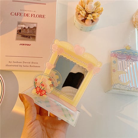推し活グッズ ミラー付きアクリルスタンド