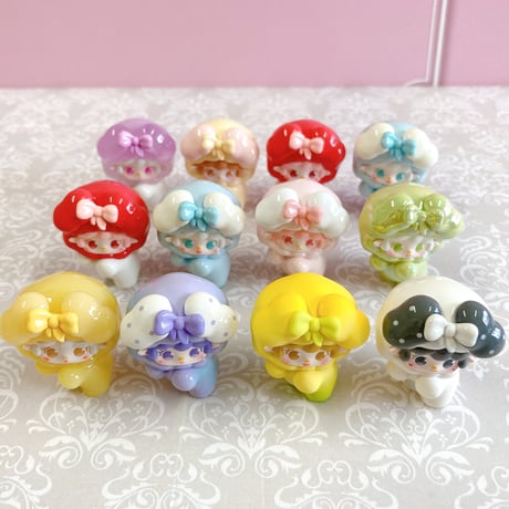 yooki Candy Boom ブラインドボックス 4個入り アートトイ ミニフィギュア シークレット