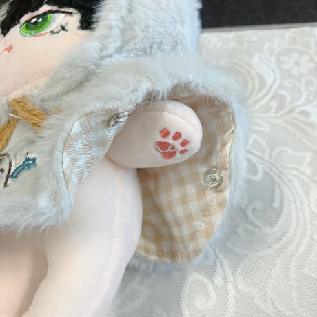 【ぬい服】ぬいぐるみ用ポンチョ (20cm 用 )【サメ・アザラシ】【推し活グッズ】
