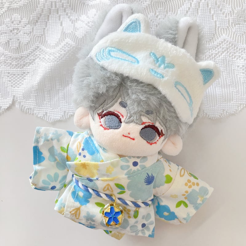 ぬい服】和装セット(浴衣&帯&狐面セット) 10cmぬいぐるみ用 | G.triGer