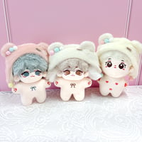 【ぬい服】ぬいぐるみ用くま耳付き帽子 10cm 用【推し活グッズ】