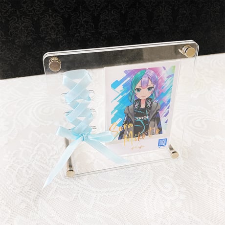リボン付きトレカ用アクリルフレーム【推し活グッズ】