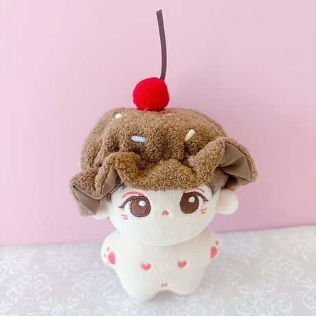 ぬいぐるみ用帽子【アイス・パンケーキ】10cm用【推し活グッズ】