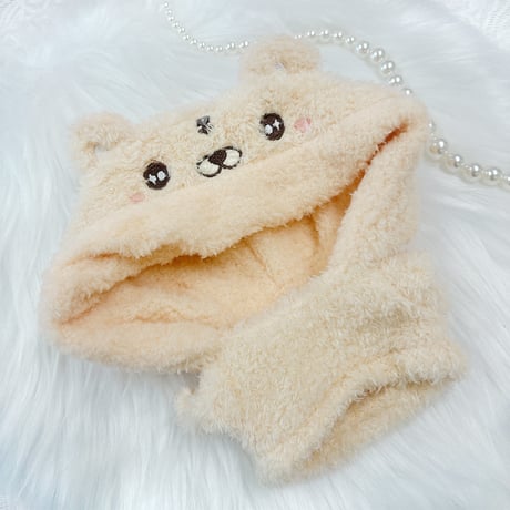 【ぬい服】ぬいぐるみ用ボア着ぐるみ 【15~20cm 用】【推し活グッズ】