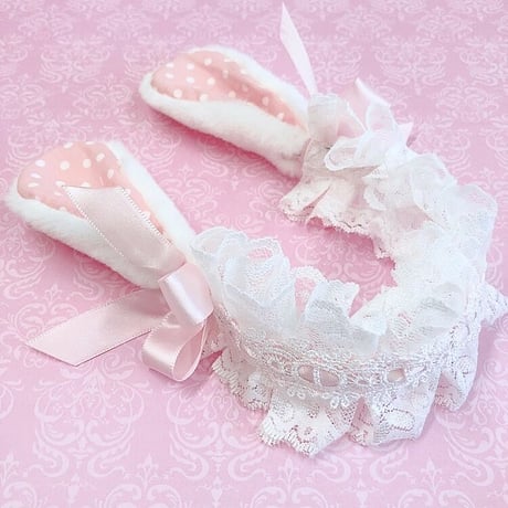 ぬいぐるみ用うさ耳カチューシャ(15~20cm用)