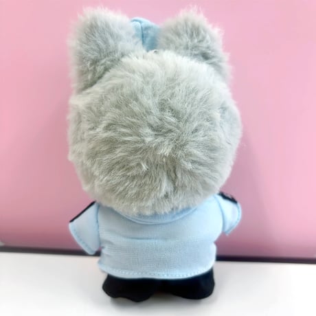 【ぬい服】シャツ&ネクタイ&帽子&パンツセット【ポリス】 10cm用