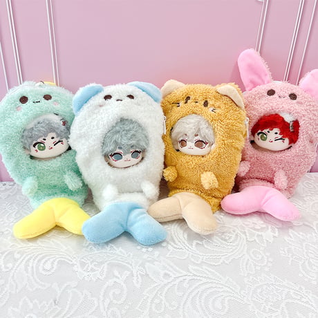 【ぬい服】ぬいぐるみ用エビフライ型アニマル着ぐるみ【10~15cm用】【推し活グッズ】