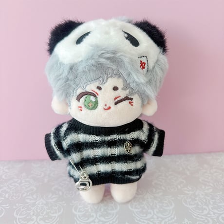 ぬい服　ぬいぐるみ用ボーダーセーター【10~15cm用】【推し活グッズ】