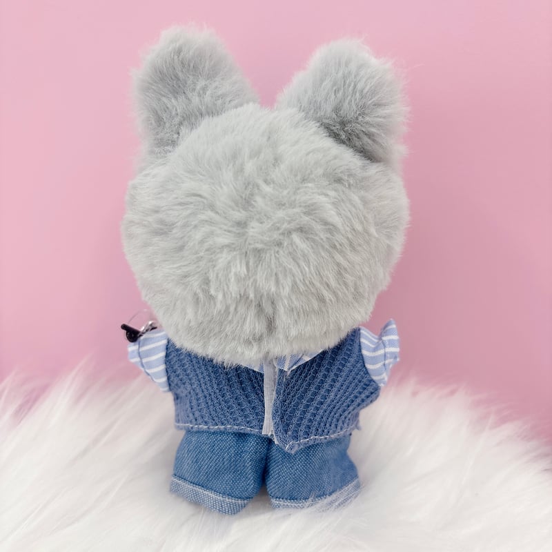 ぬい服 ネクタイ付きシャツ&パンツセット 10cm用【推し活グッズ】 | G