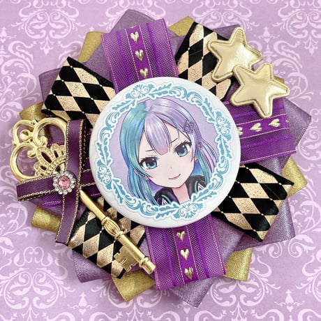 【G.triGerオリジナル 推し活グッズ】アンティーク風 痛ロゼット【缶バッジ 痛ロゼット】