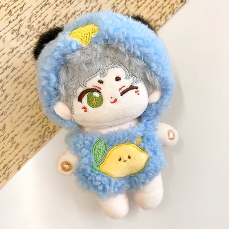 ぬい服　もこもこフルーツ着ぐるみ　10cm用【推し活グッズ】
