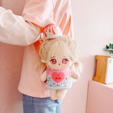 【ぬいバッグ】【ぬい服】ぬいぐるみ用ケーキ型バッグ【10~20cm用】【推し活グッズ】