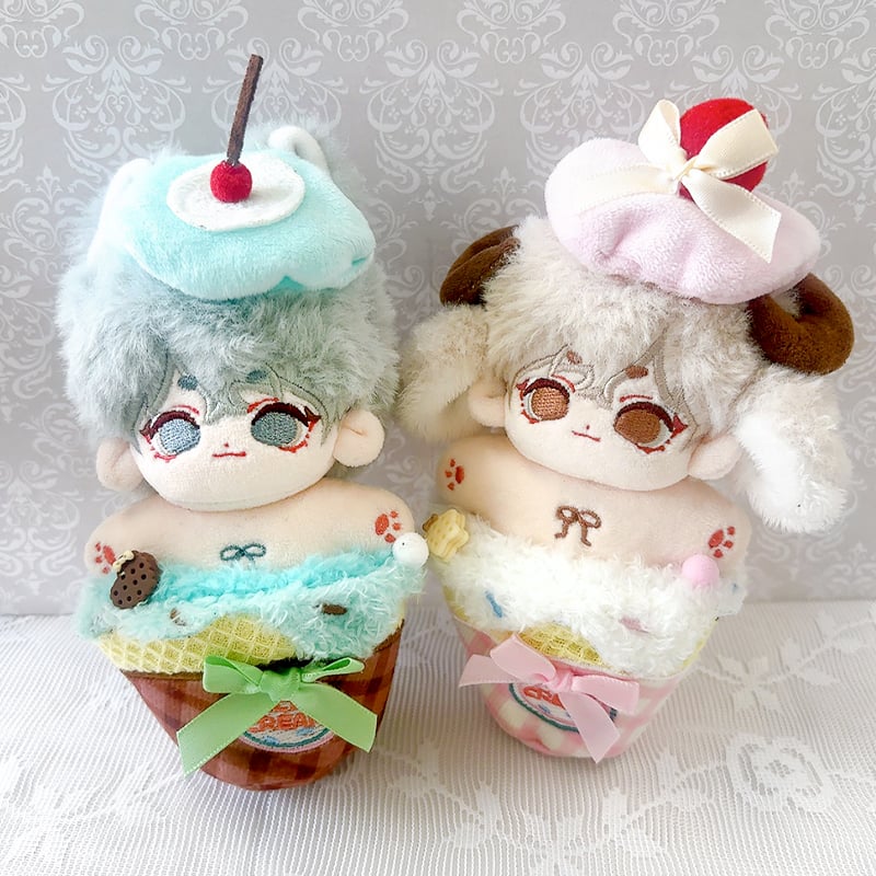 ぬい服】ぬいぐるみ用アイスクリーム着ぐるみ 10cm用【推し活グッズ