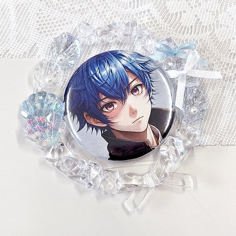 【推し活グッズ】キラキラ硬質ロゼット【缶バッジ 痛ロゼット】