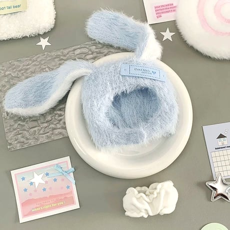 【ぬい服】ぬいぐるみ用うさ耳着ぐるみキャップ&パンツセット【10cm用】【推し活グッズ】