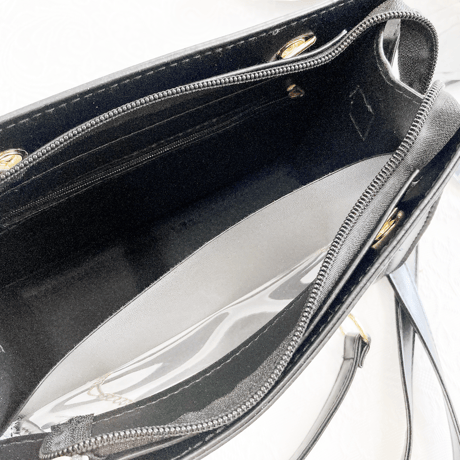 フェイクレザースクエア痛バッグ